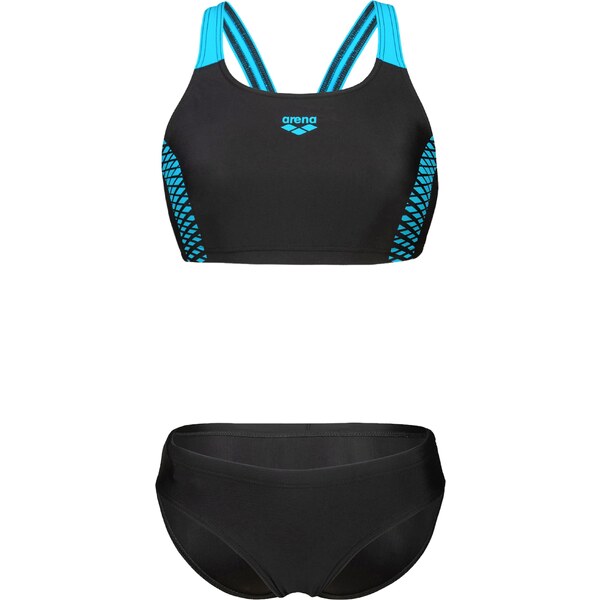 ARENA Športové bikiny OPENINGS tyrkysová / čierna 57485023