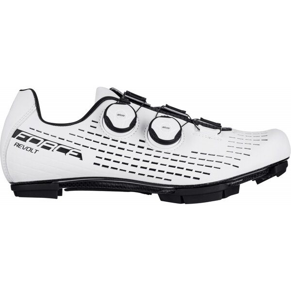 FORCE tretry MTB REVOLT CARBON, biele 64469823