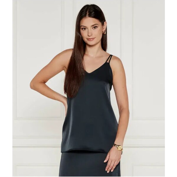 Marc Cain Saténový top | Loose fit 57501731