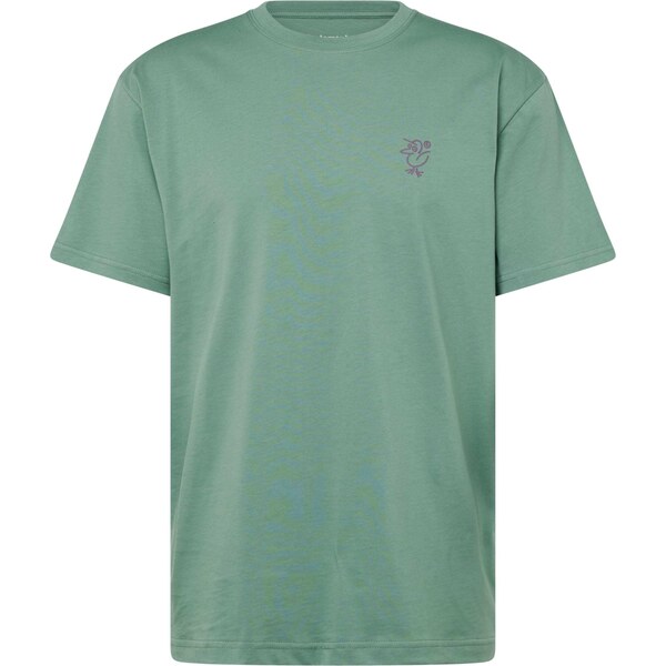 Cleptomanicx Tričko Sketch Gull trstinová / modrofialová 66959019