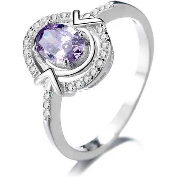 MAJYA Strieborný prsteň VIOLETTE 11115/5 64582086