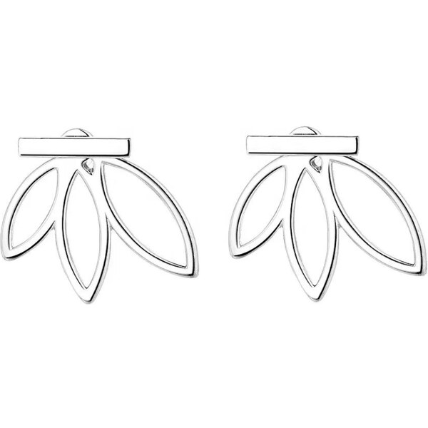 MAJYA Strieborné náušnice WATERLILY 11117 64582091