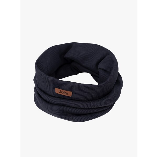 DOKE Nákrčník organic rib black pre mužov 63477552