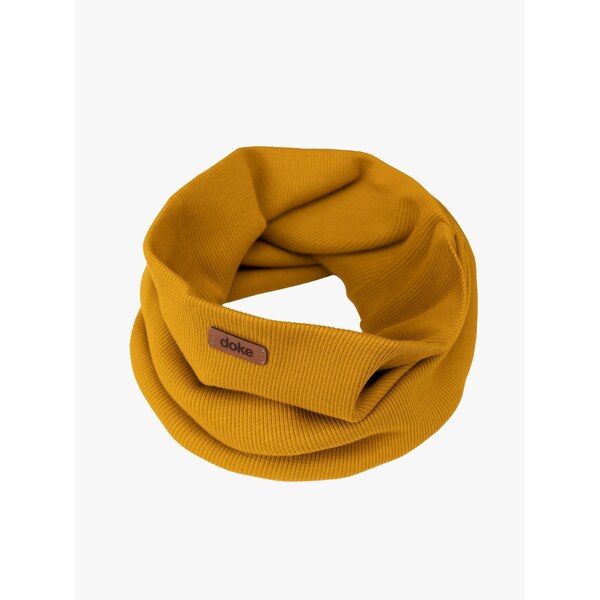 DOKE Nákrčník organic rib brown pre mužov 65244561