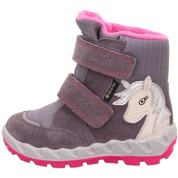 Superfit Detská ružová zimná obuv ICEBIRD 1-006010-8510 s membránou 57731093
