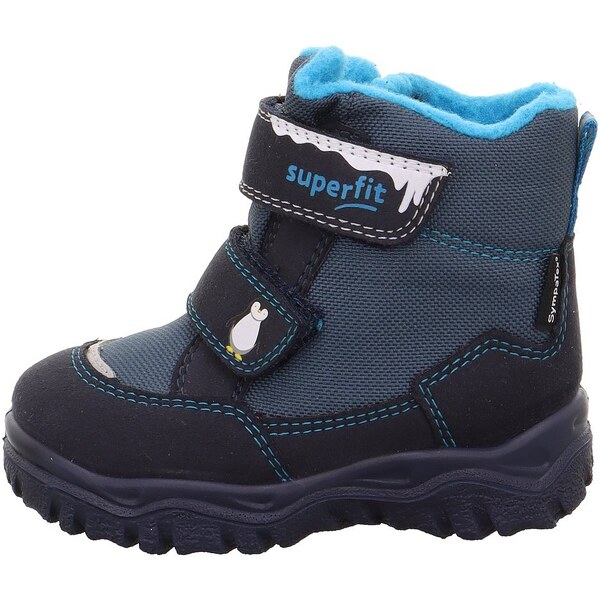 Superfit zimné topánky Husky1 Blau/Türkis 1-006047-8000 s membránou 57731096