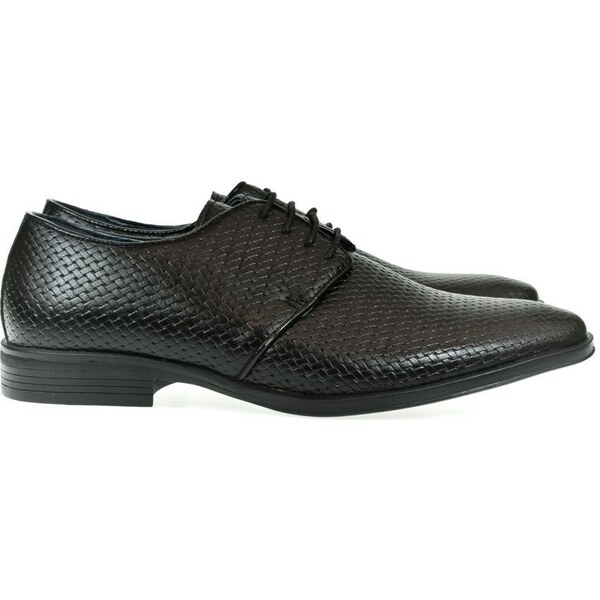 JOHN-C Pánske spoločenské čierne topánky STEFAN 57567280