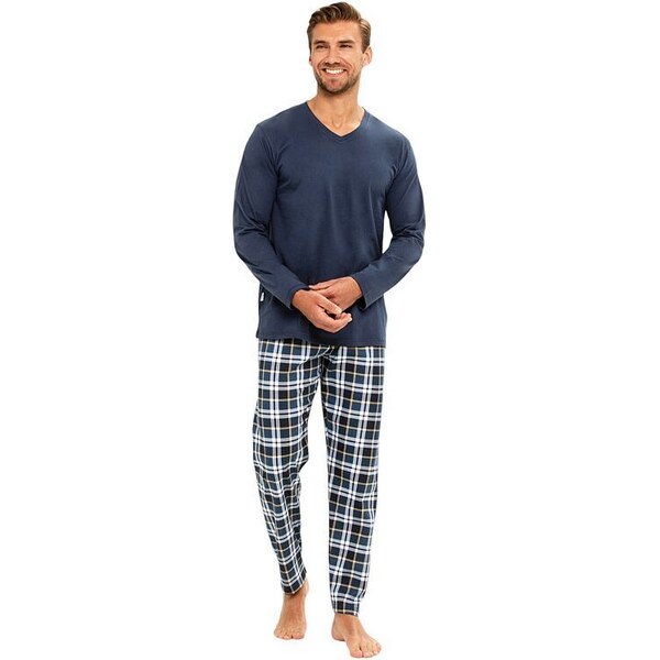 Taro Pánske pyžamo Darren modré 57567360