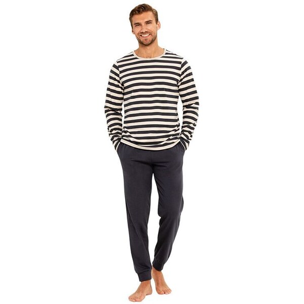 Taro Pánske pyžamo Brace prúžkované 57567361