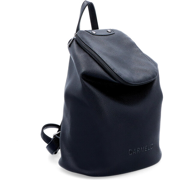 Mestský batoh zo syntetickej kože Carmelo čierna 4327 C 57568548