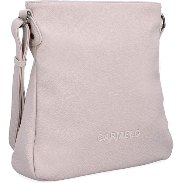 Kabelka zo syntetickej kože crossbody Carmelo lila 4271 LI 57568543