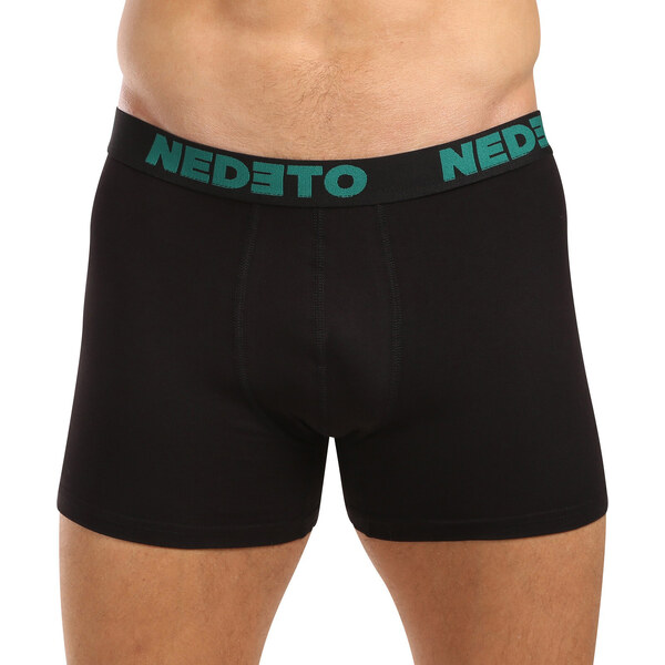 3PACK pánske boxerky Nedeto čierne (3NB003b) 49681512