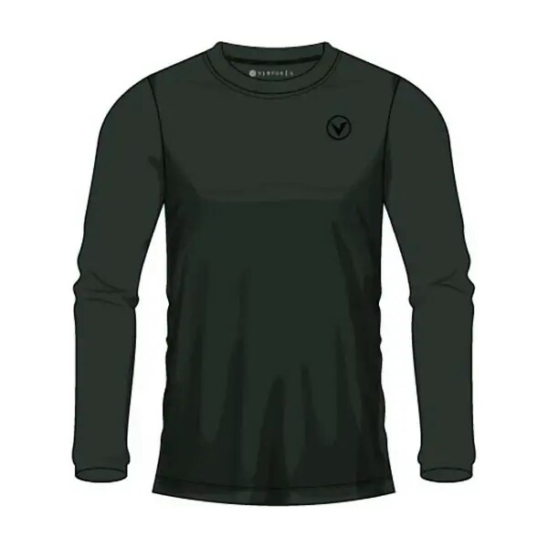 Pánské tričko Virtus Joker LS Tee tmavě zelené, XXL 57582426