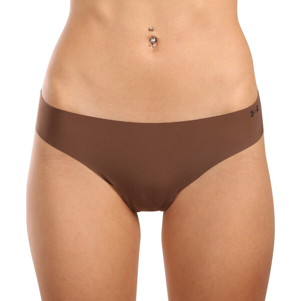 3PACK dámské tangá Under Armour hnedá (1383893 625) 57581759