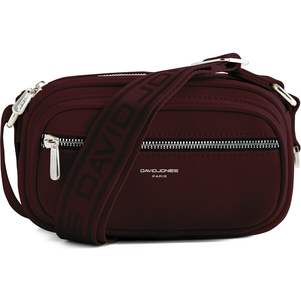 David Jones Dámska crossbody kabelka CM6907A Bordeaux 66579717