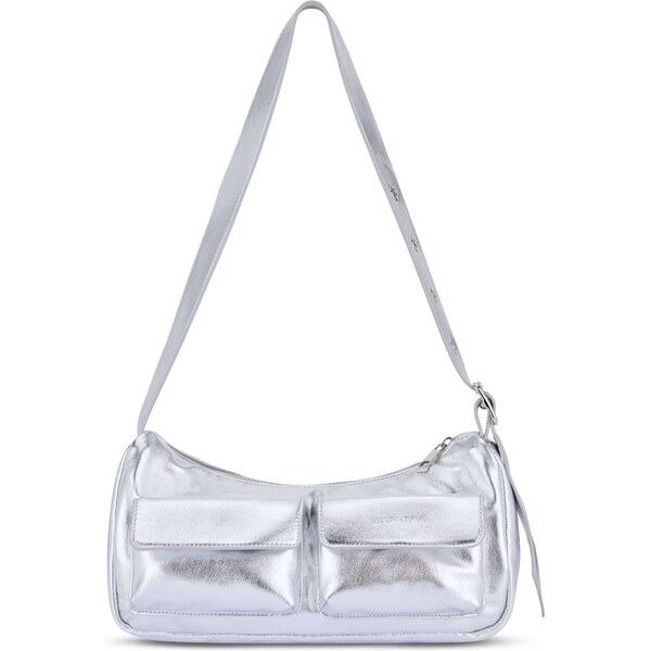 Expatrié Kabelka na rameno Electra strieborná 57607902