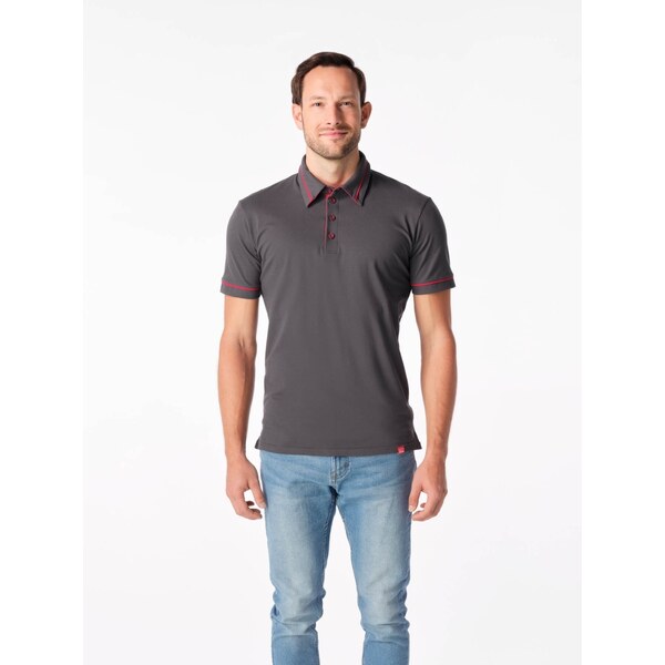 Pánska polokošeľa CityZen MASSY tmavo šedá 58159879