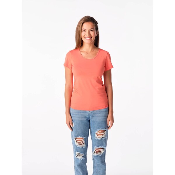 Dámske tričko CityZen BREDA koralová 58159946