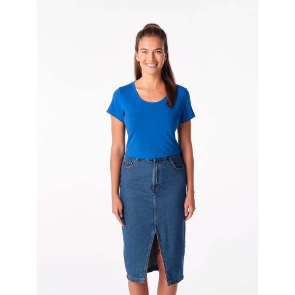 Dámske tričko CityZen BREDA kráľovsky modrá 58159945