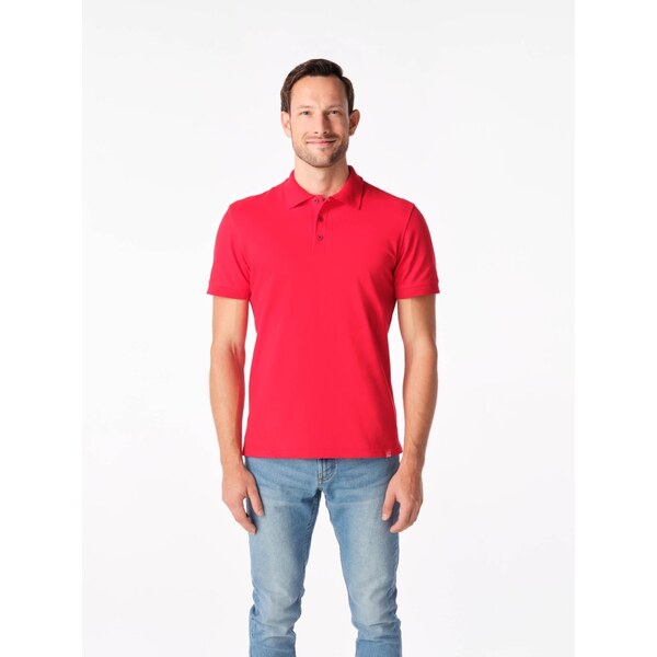 Pánska polokošeľa CityZen DAX červená 58159918