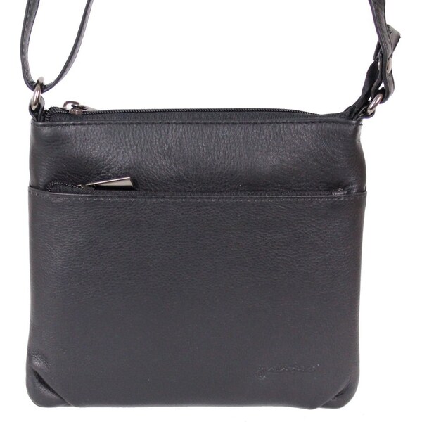 Justified Dámska kožená taška cez rameno Alice čierna 57621223