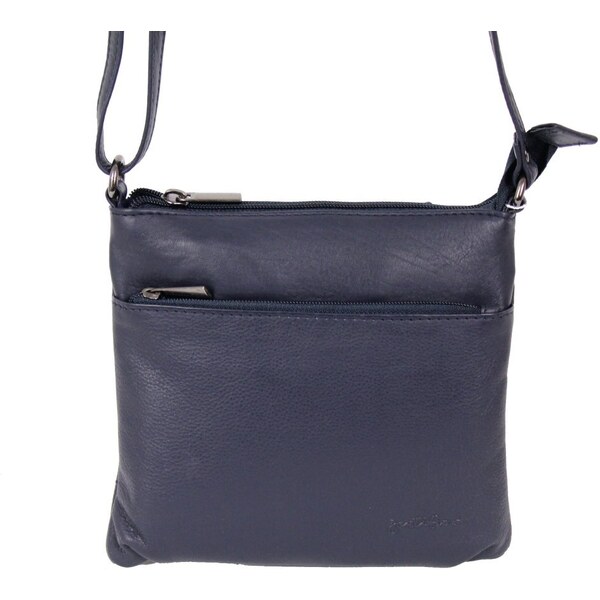 Justified Dámska kožená taška cez rameno Alice modrá 57621224