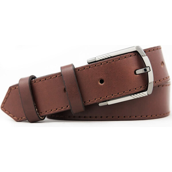 Pánsky kožený opasok hnedý (P142) 57631815
