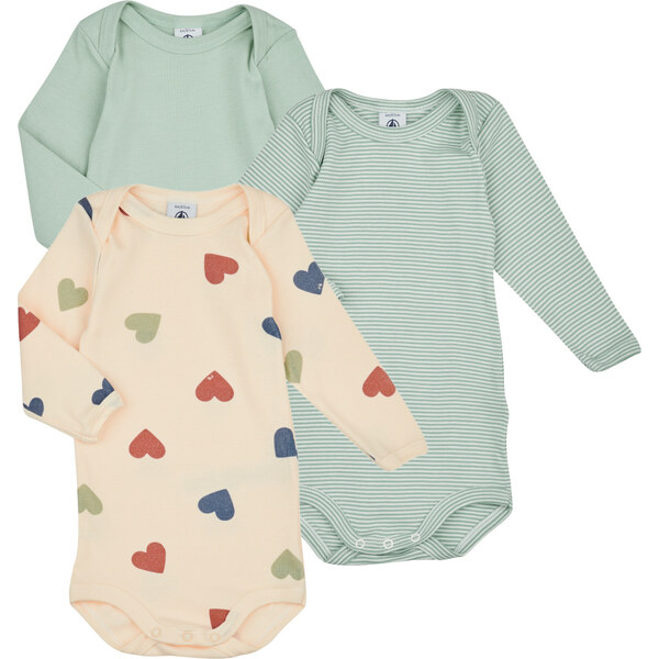 Petit Bateau Pyžamá BODY US ML PACK X3 Petit Bateau 57641968
