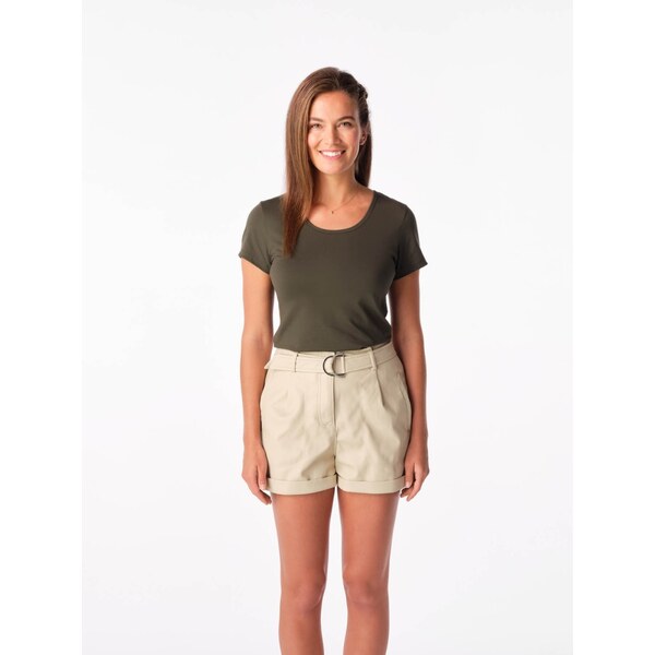 Dámske tričko CityZen BREDA khaki 58159949