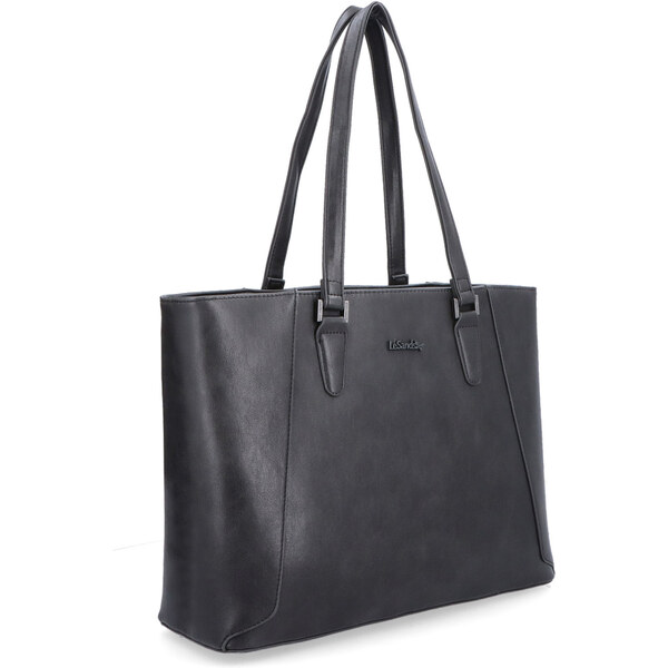 Kabelka zo syntetickej kože cez rameno Le Sands sivá 7705 TS 57666500