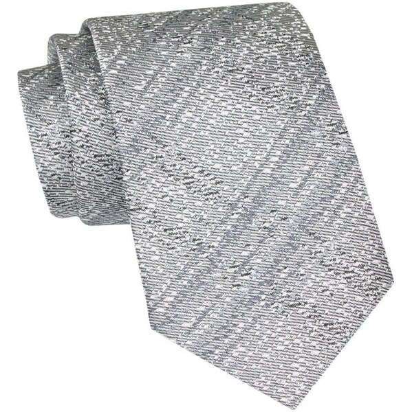 Trendy sivá vzorovaná pánska kravata 66849840