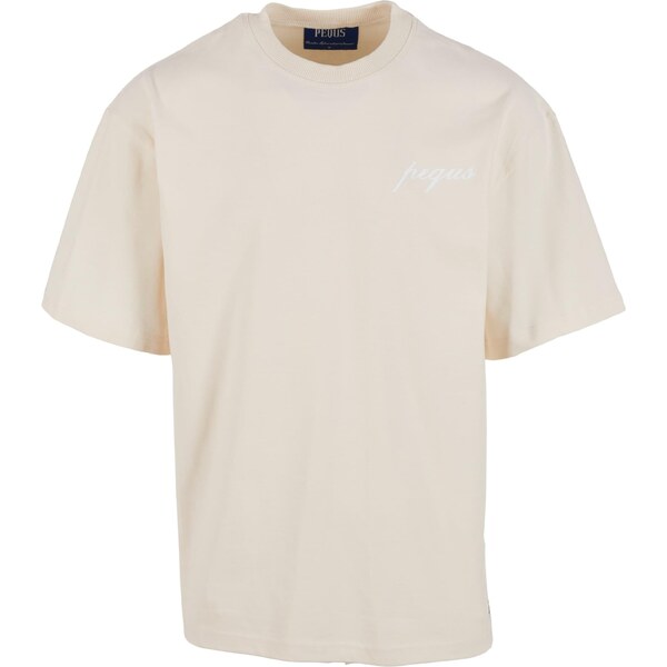Pequs Tričko svetlobéžová / biela 58393582