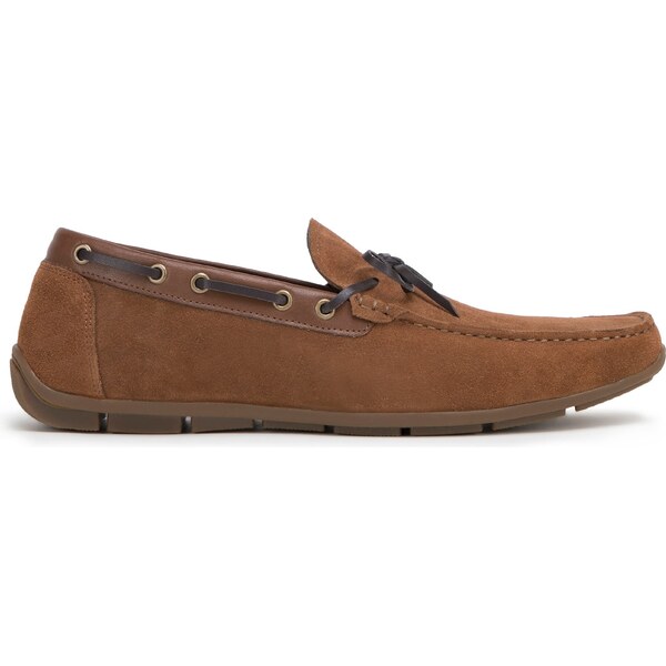 Wittchen Pánske semišové mokasíny so šnúrkou 98-M-710-4 57678060