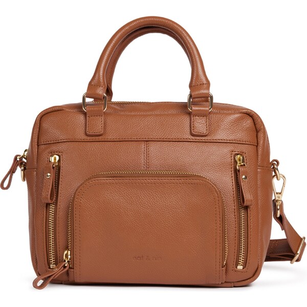 Nat&Nin Kabelka Mini Macy hnedá 57727941