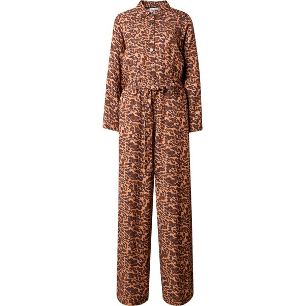 FRNCH PARIS Overal Coecilia karamelová / mokka / baklažánová 58423887