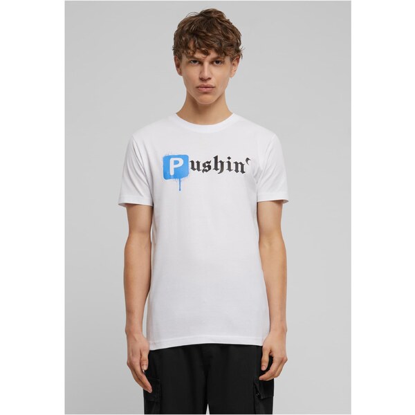 Mister Tee Mens T-shirt Pushin - white 50602369