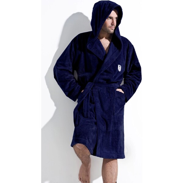 L&L Pánsky župan Iwo dark blue 58289085