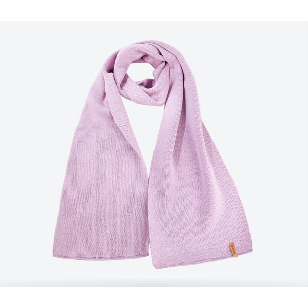 KAMA Pletený merino šál S07 114 Ružový 57731126