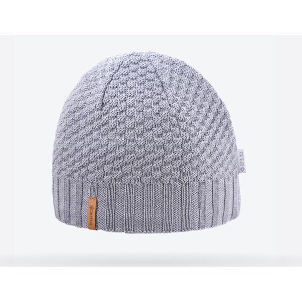 KAMA Pletená Merino čiapka AW63 109 Šedá 57731121