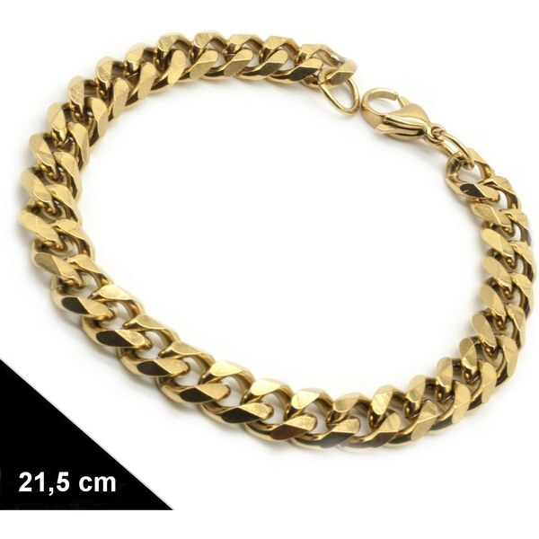 CITY STORM Zlatý náramok z chirurgickej ocele - Folorida 66889487