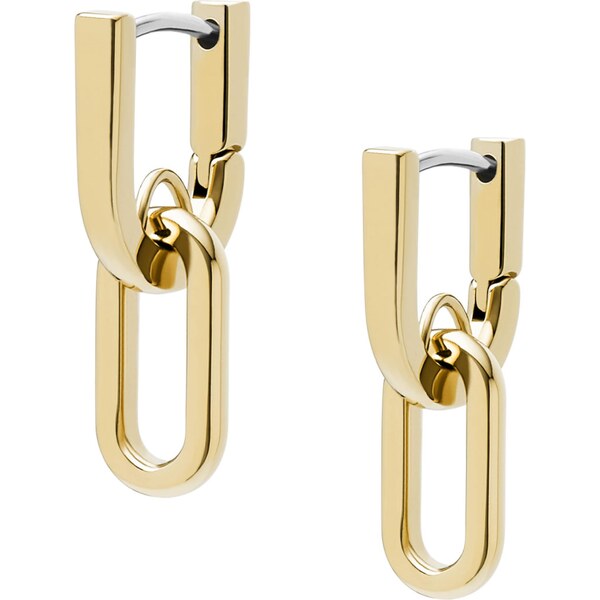 FOSSIL Náušnice Heritage zlatá / strieborná 57728210