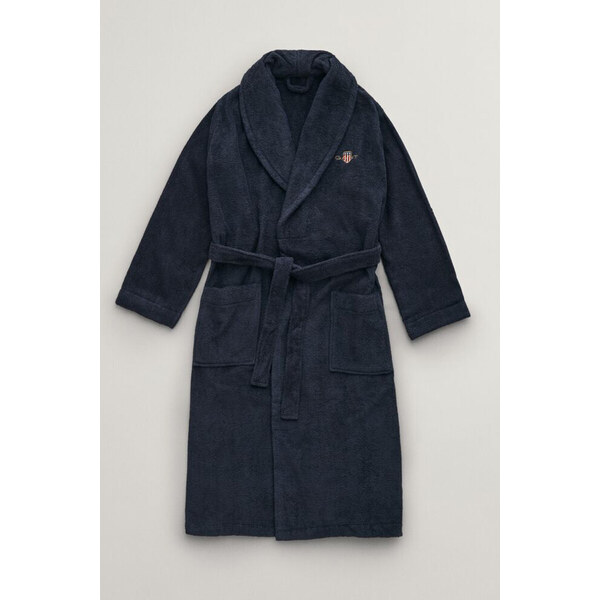 ŽUPAN GANT ARCHIVE SHIELD TERRY ROBE EVENING BLUE 57726997