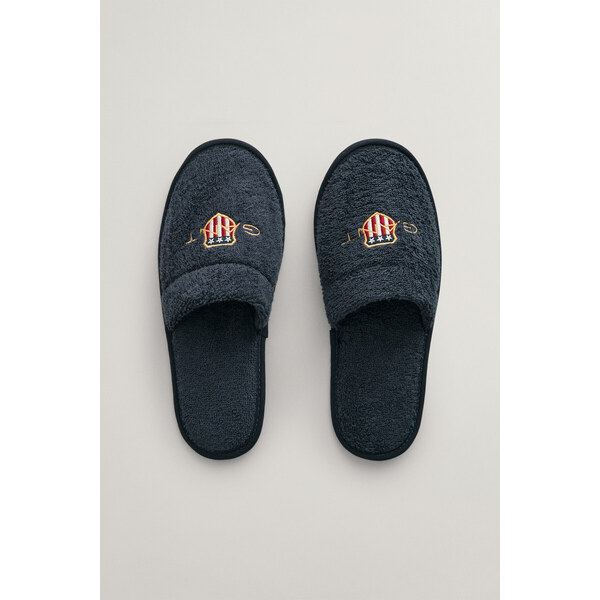 DOMÁCA OBUV GANT ARCHIVE SHIELD TERRY SLIPPERS EVENING BLUE 57726999