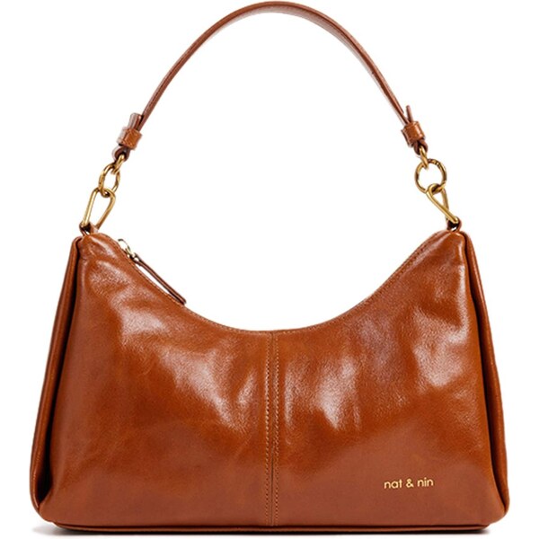 Nat&Nin Kabelka Rejina hnedá 57727949