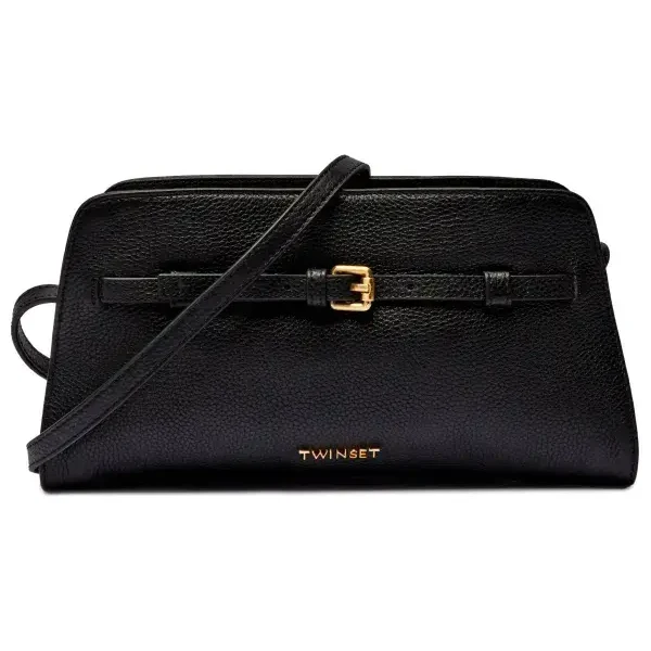 TWINSET Kožená crossbody kabelka 57731790