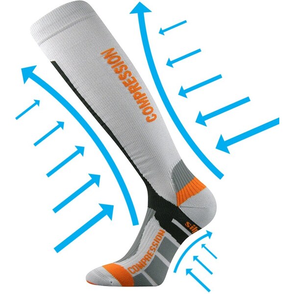SIGNAL kompresné podkolienky VoXX Sv. sivá 43-46 1 pár 26459107