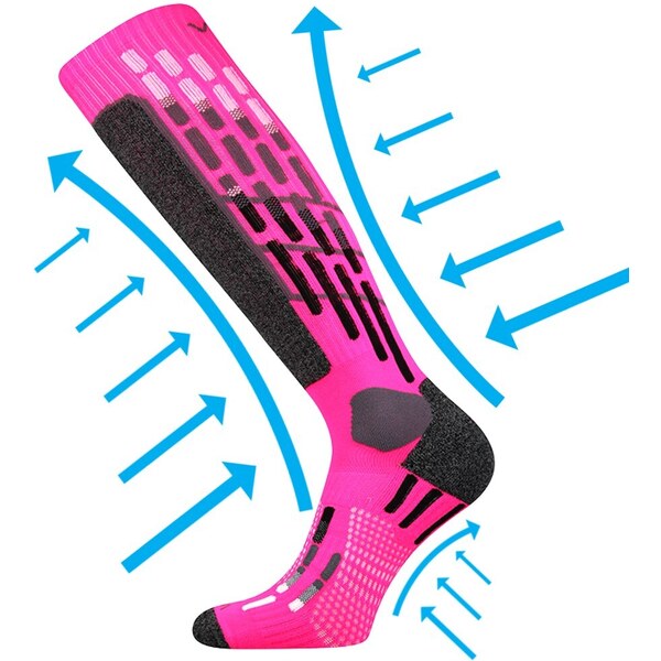 VXPRES športové kompresné podkolienky VoXX Růžová 35-38 1 pár 26458648