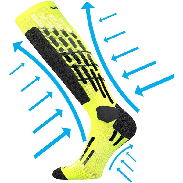 VXPRES športové kompresné podkolienky VoXX Žltá 35-38 1 pár 26458651