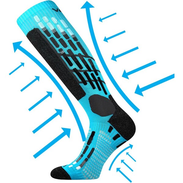 VXPRES športové kompresné podkolienky VoXX Tyrkysová 35-38 1 pár 26458649