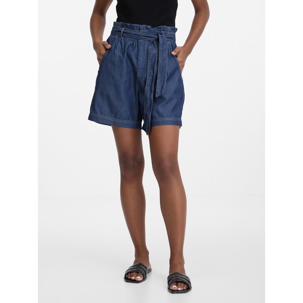 Orsay Navy Blue Womens Denim Shorts - Womens 57760811
